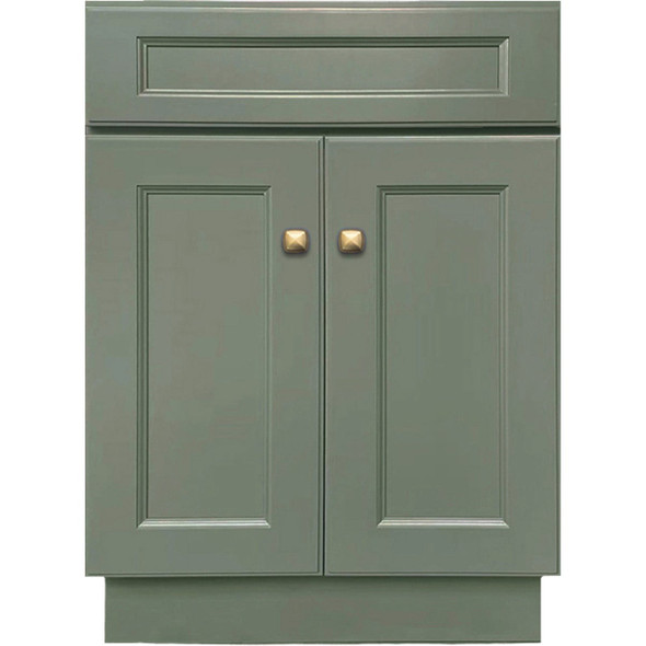 GHI Cabinets Grn 24" Vanity 2 Door V2421FRG