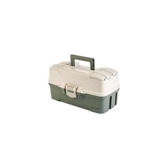 Plano 3 Tray Tool Box, Green/Tan P000407