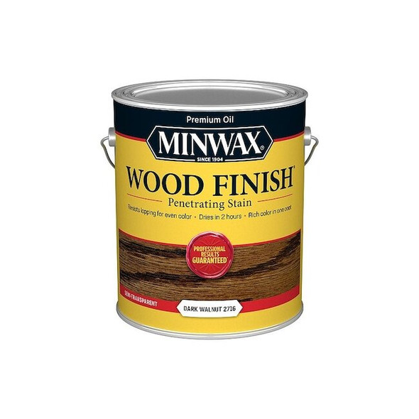 Minwax Wood Stain,1 gal,Dark Walnut 71012000 Pack of 2