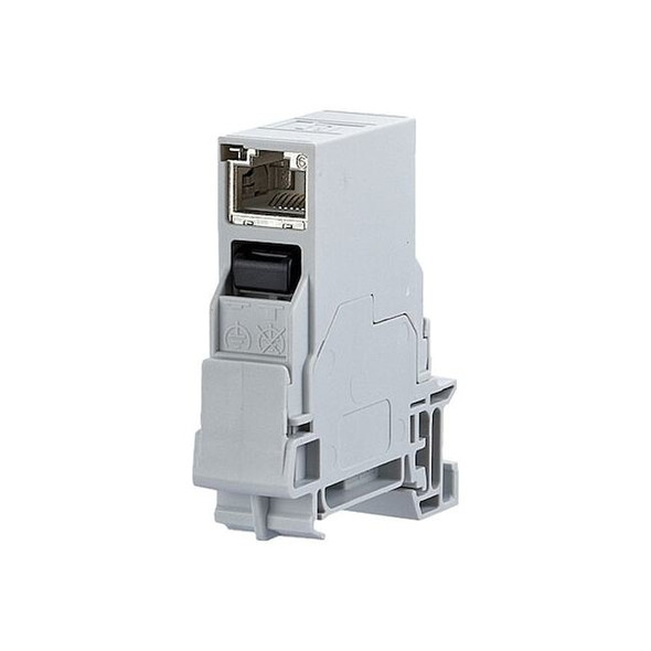Metz Connect Terminal Rail Insert,Light Gray,Poles 8 1401206113KE