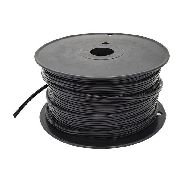 Portable Cord, SPT-1, 18 AWG, 2 C, Black, Stranded, 300V, 250 ft