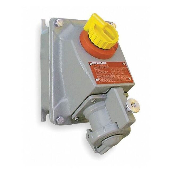 Hubbell Killark 3W 4P 30A Hazardous Pin & Sleeve Receptacle 600VAC VSQ3034