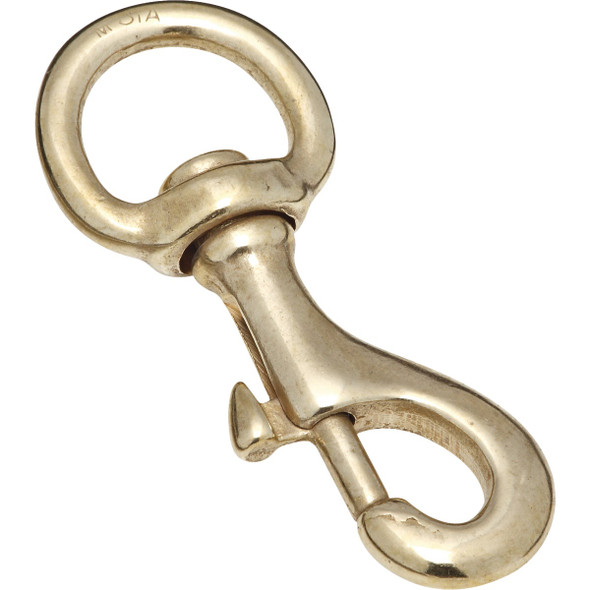 National Hardware 13/16 In. x 3-1/4 In. Solid Bronze Bolt Snap N223-198