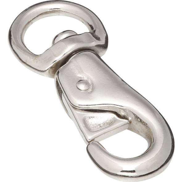 National Hardware 1 In. x 4-1/8 In. Nickel Cattle Snap N222-968