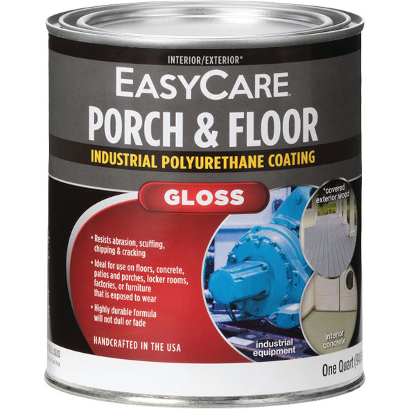 EasyCare Interior/Exterior Gloss Polyurethane Floor, Dark Gray, 1 Qt. DP10-QT