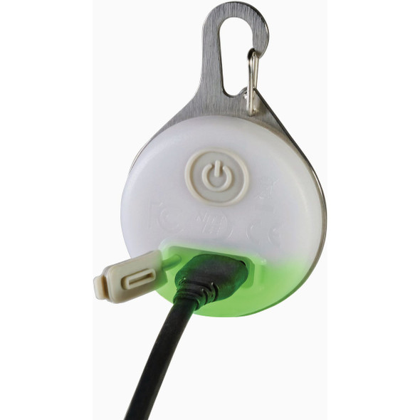 Nite Ize SpotLit Disc-O Tech Splash Waterproof Rechargeable Collar Light PSLSR-07S-R3 749992
