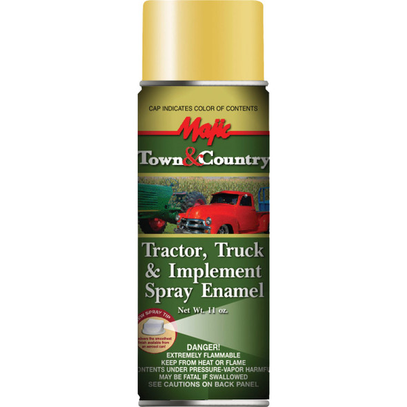 Majic Tractor & Implement Spray Enamel, Equipment Yellow, 12 Oz. 8-20964-8