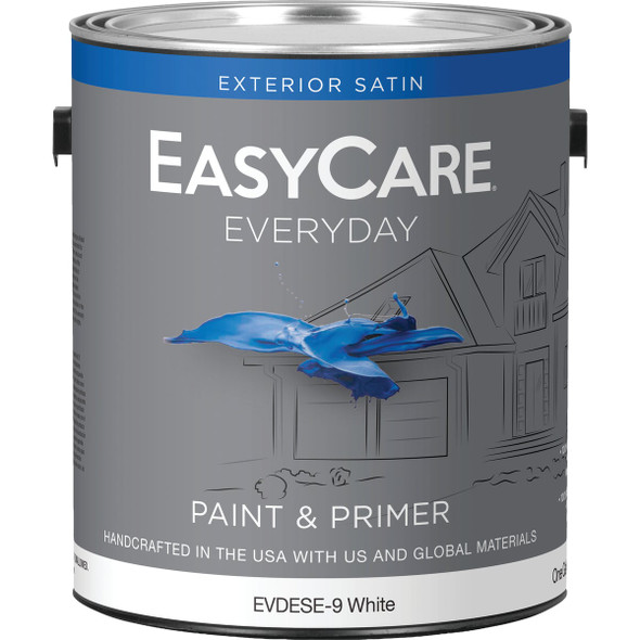 EasyCare Everyday Satin Exterior Paint, White, 5 Gal. EVDESE9-5G