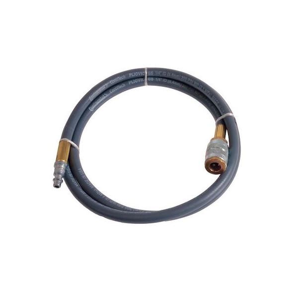 1/4" x 10 ft PVC Coupled Multipurpose Air Hose 300 psi GY