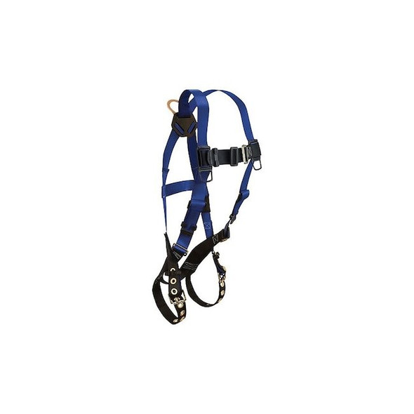 7016B Full Body Harness, 2XL/3XL, Mating Chest/ Tongue Leg Straps, Chest D-Ring