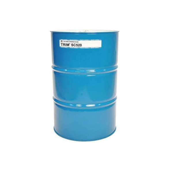 Cutting and Grinding Fluid, SC520, Semisynthetic, 54 gal, Drum, Blue