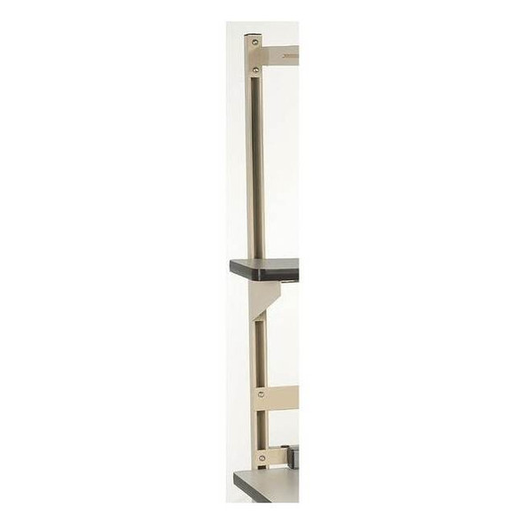 Pro-Line UprightSupport,Beige,Steel,1-5/8"H,PK2 UR60