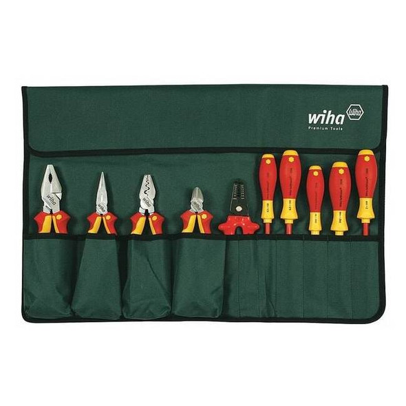 Wiha Insulated Tool Set,10 pc. 32867