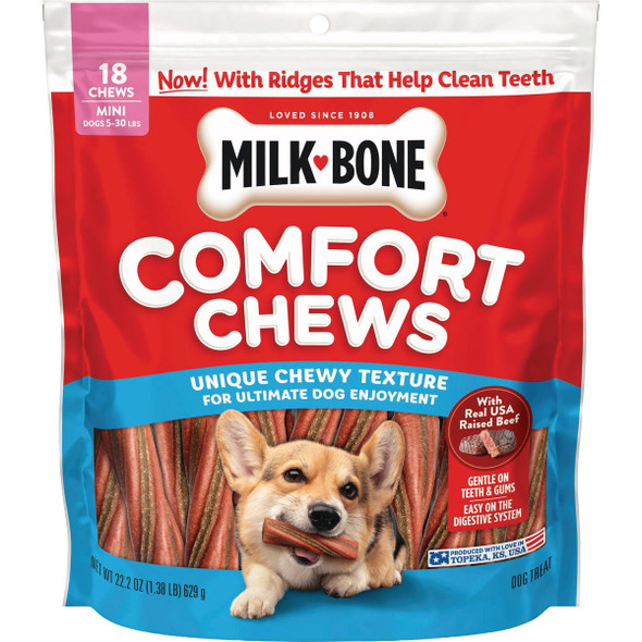 Milk Bone 22 Oz. Comfort Chews Mini Dog Chews (18-Count) 7910013993