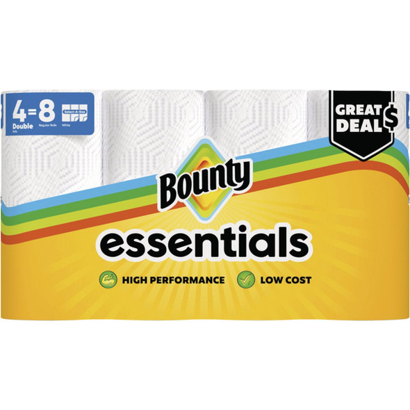 Bounty Essentials Select-A-Size Paper Towels, 4 Double Rolls 11094