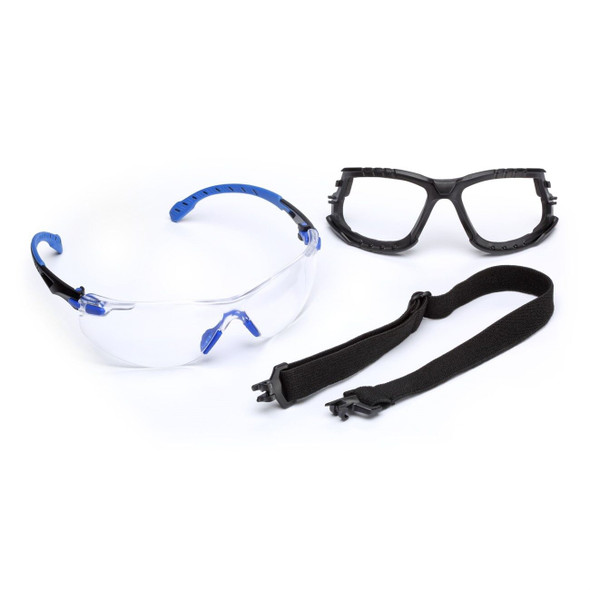 7100079186 3M™ Solus™ 1000 Series Safety Glasses Kit, Clear, Removable