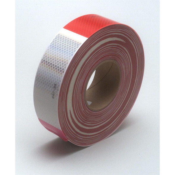 51138-67533 3M Diamond Grade Conspicuity Marking Roll 983-32 (PN67533) Red/White,2"x 150ft