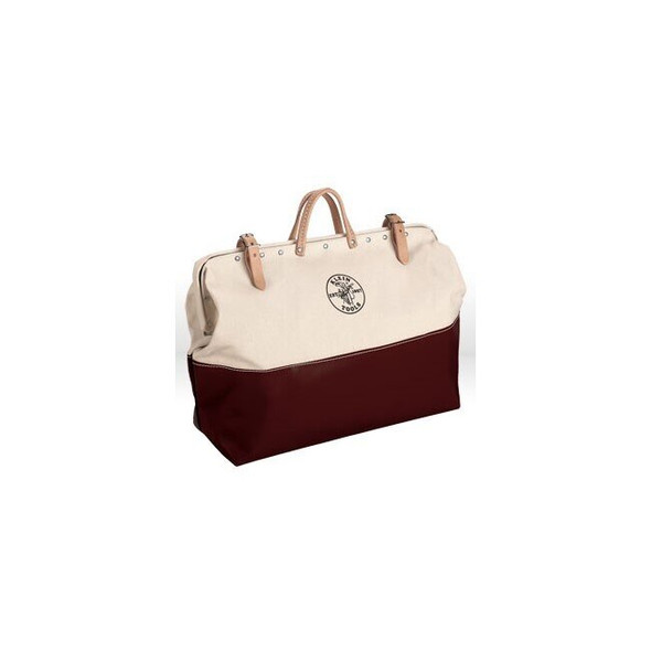 510524 Klein Tools Tool Bag,Canvas with vinyl,Size 24"L x 6"W x 15"D