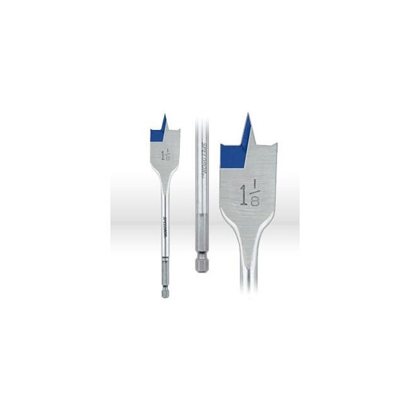 88818 Irwin Speedbor Wood Boring Bit,1-1/8" DIA W/1/4" shank,L 6"