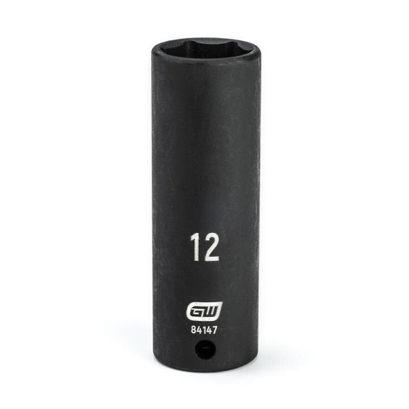 84147 Gearwrench, Impact Socket, 1/4 Inch Drive, 6 Point, Manganese Phosphate