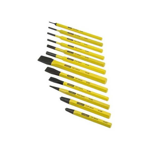 16-299 Stanley Chisel Set,Cold chisel & punch set