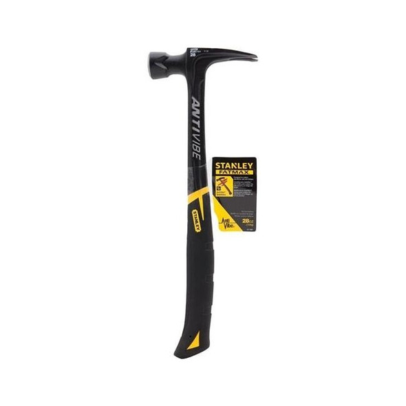 51-169 Stanley FATMAX XTREME ANTIVIBE CHECKERED FRAMING HAMMER RC,28 OZ