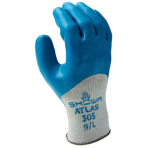 305M-08 Showa ATLAS, General Purpose Glove, Medium, 10 L, 10 Grade