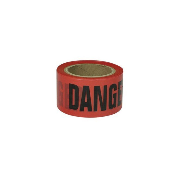B3102R10 Presco Barricade Tape,Gauge 2 Mil,Danger Do Not Enter,Red