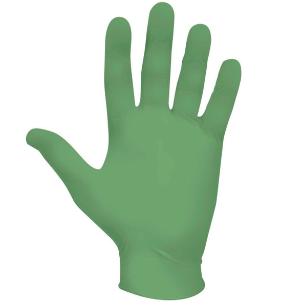 6110PFS Showa, Disposable Glove, Small, 5.13 L, Green, Nitrile