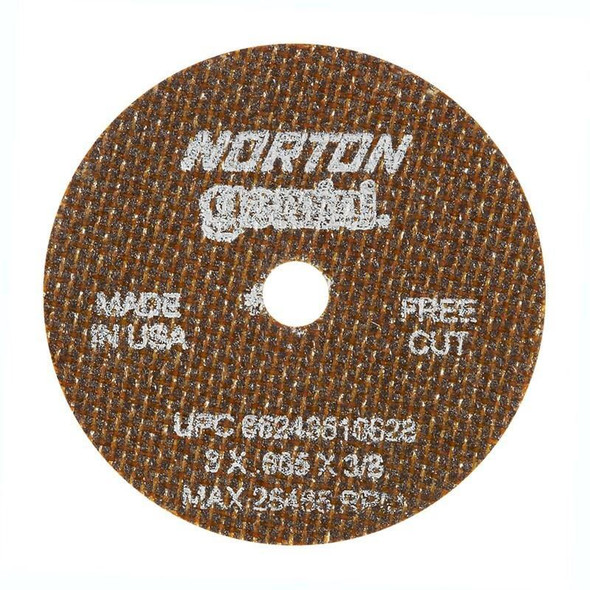 662435-10628 Norton Cut Off Wheels,Sm DIA Cut-Off Blades,Part# Type 1