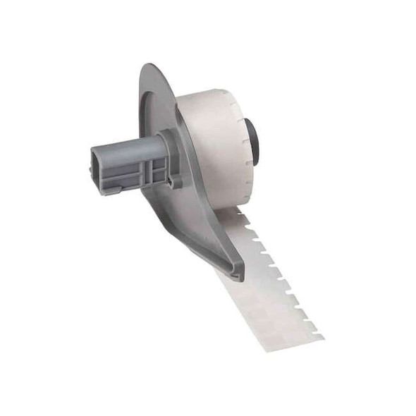 Brady Wraparound Label, White, Vinyl, 1/4 in W M7-10-427