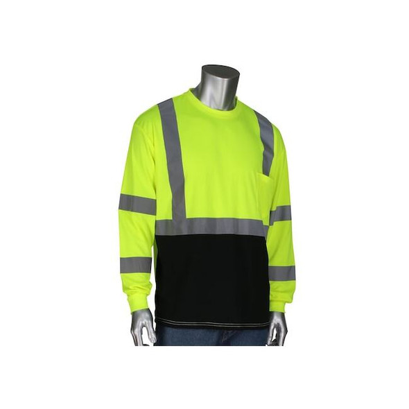Pip Long Sleeve Shirt,Lay Flat,Hi-Vis Yellow 313-1390B