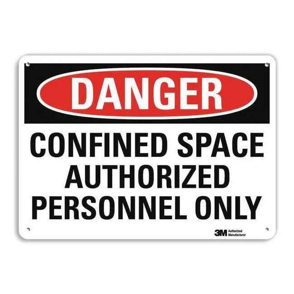 Lyle Danger Sign,14" W,10" H,0.040" Thickness, U1-1020-NA_14x10 U1-1020-NA_14x10