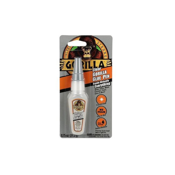 Gorilla Glue Glue, Clear, 0.75 fl oz, Tube 102175