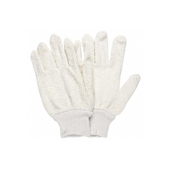 9401K Knit Gloves, 500  Degrees F Max Temp., Knit Cuff White, M ( 8 ), 12 PK