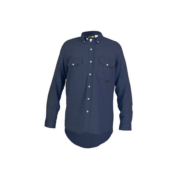Mcr Safety Men's FR Long Sleeve Shirt, 8.7 cal/sq cm, L, Max Comfort(TM) S1NLT