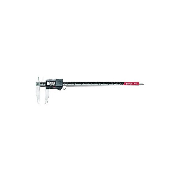EC799 Series Electronic Caliper, 0 to 12 in Range, Stainless Steel, 0.0005 in Resolution