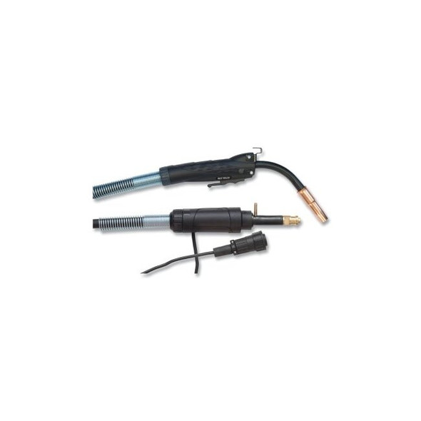 MIG Gun For Tweco® Consumables, 250 A, 15 ft, Lincoln® Connector, 0.035 in to 0.045 in Wire