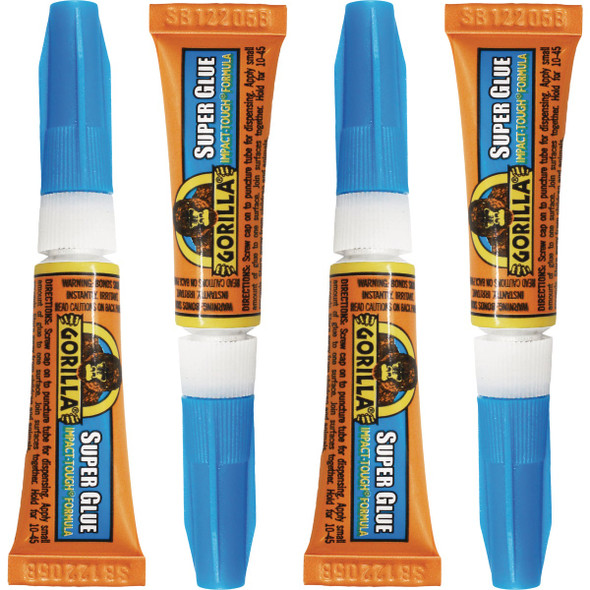 Gorilla Glue 3g Super Glue (4-Pack) 105800