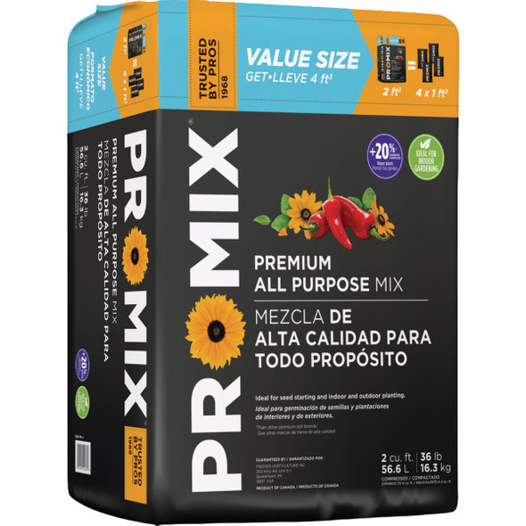 Pro-Mix 2 Cu. Ft. Ultimate All Purpose Compressed Bale Plant Mix 1020030RG