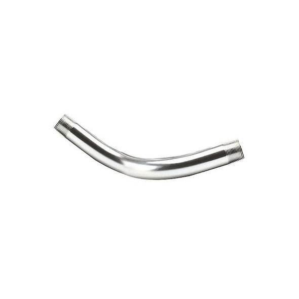 IMC 45 Deg Elbow, 1-1/2 in, Threaded, Aluminum, Plain, Silver
