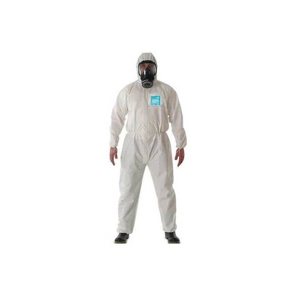 Ansell Hooded Coverall,Elastic,Bound,S,PK25 WH20-B-92-111-02