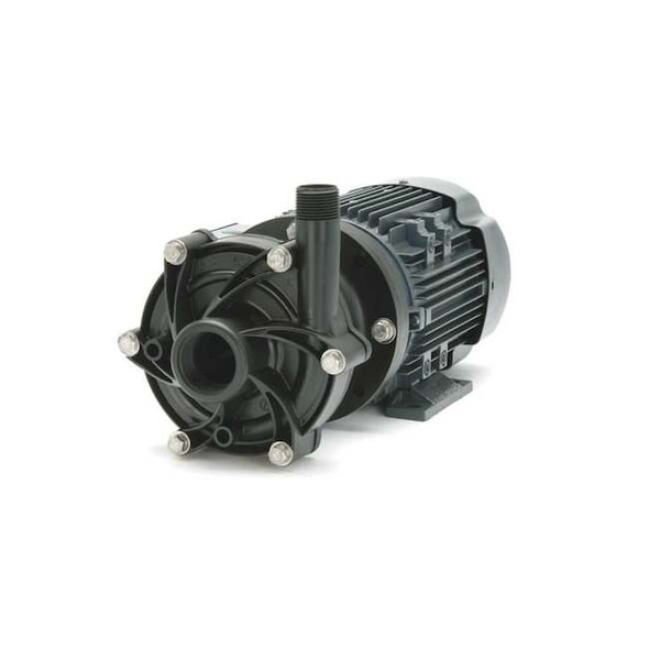 3/4 HP PVDF Magnetic Drive Pump 115/208-230V 1-1/2" FNPT