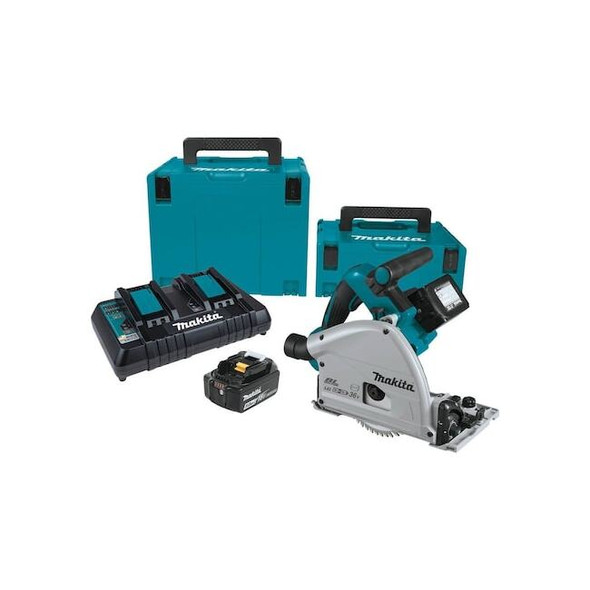 36V (18V X2) LXT Brushless 6-1/2" Plunge Circular Saw Kit (5.0Ah)