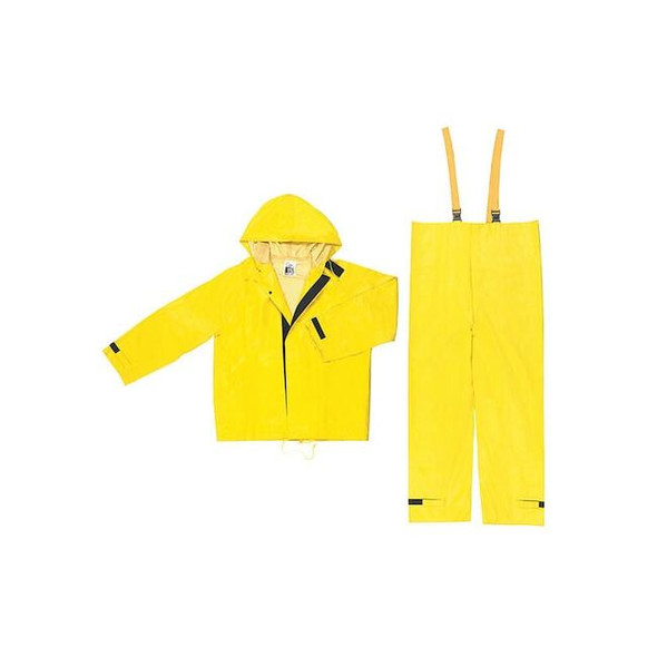 Hydroblast .28Mm Pvc Nylon Pvc Suit,2XL, PVC/Nylon, Yellow, 2XL