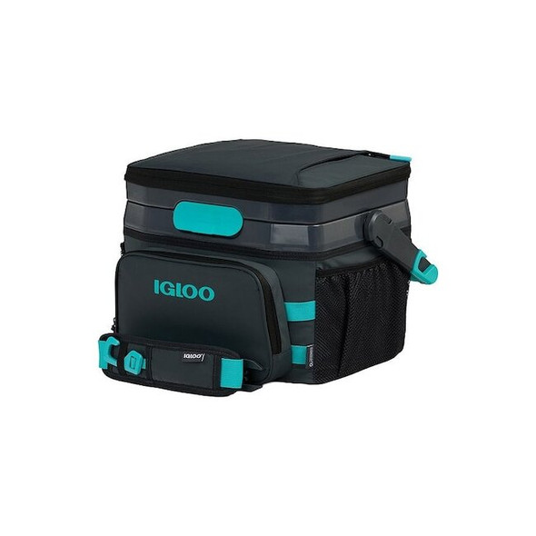 Igloo Soft Sided Cooler,Gray,14.5 qt 00064361