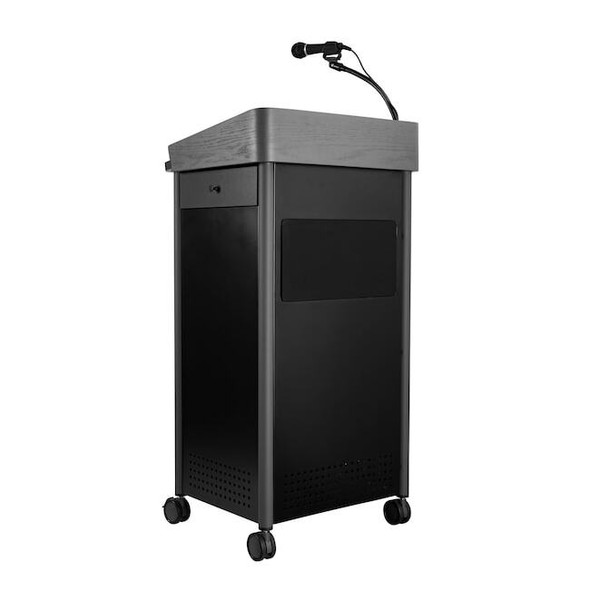 Oklahoma Sound Sound Lectern,45.5 in H,Charcoal GSL-S