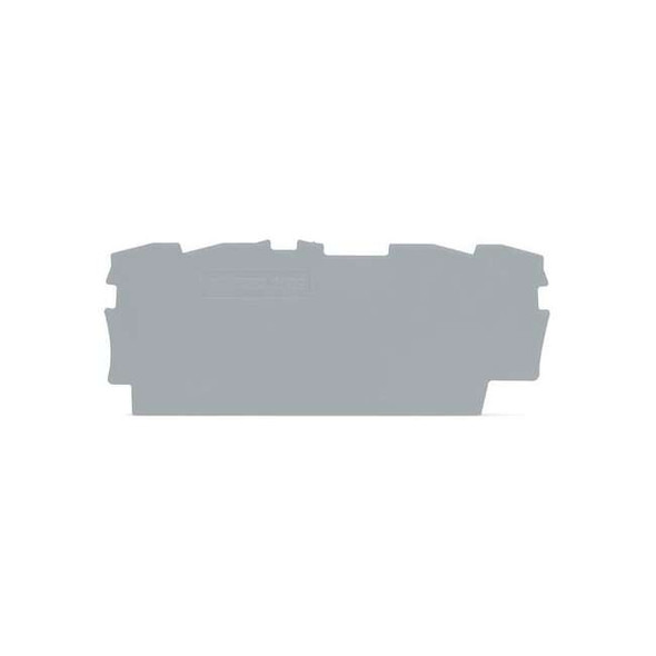 Wago Terminal Block,2.76" L,1.14" W,Gray 2002-1491