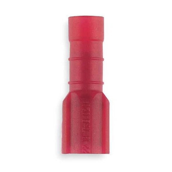 Sta-Kon WireDisconnect,Copper,Red,Nylon,PK100 18RAD-18377