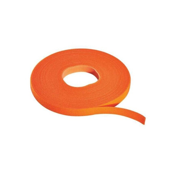Cable Tie Roll, 75 ft L, Orange, Nylon, Polyethylene, 50 lb Strength
